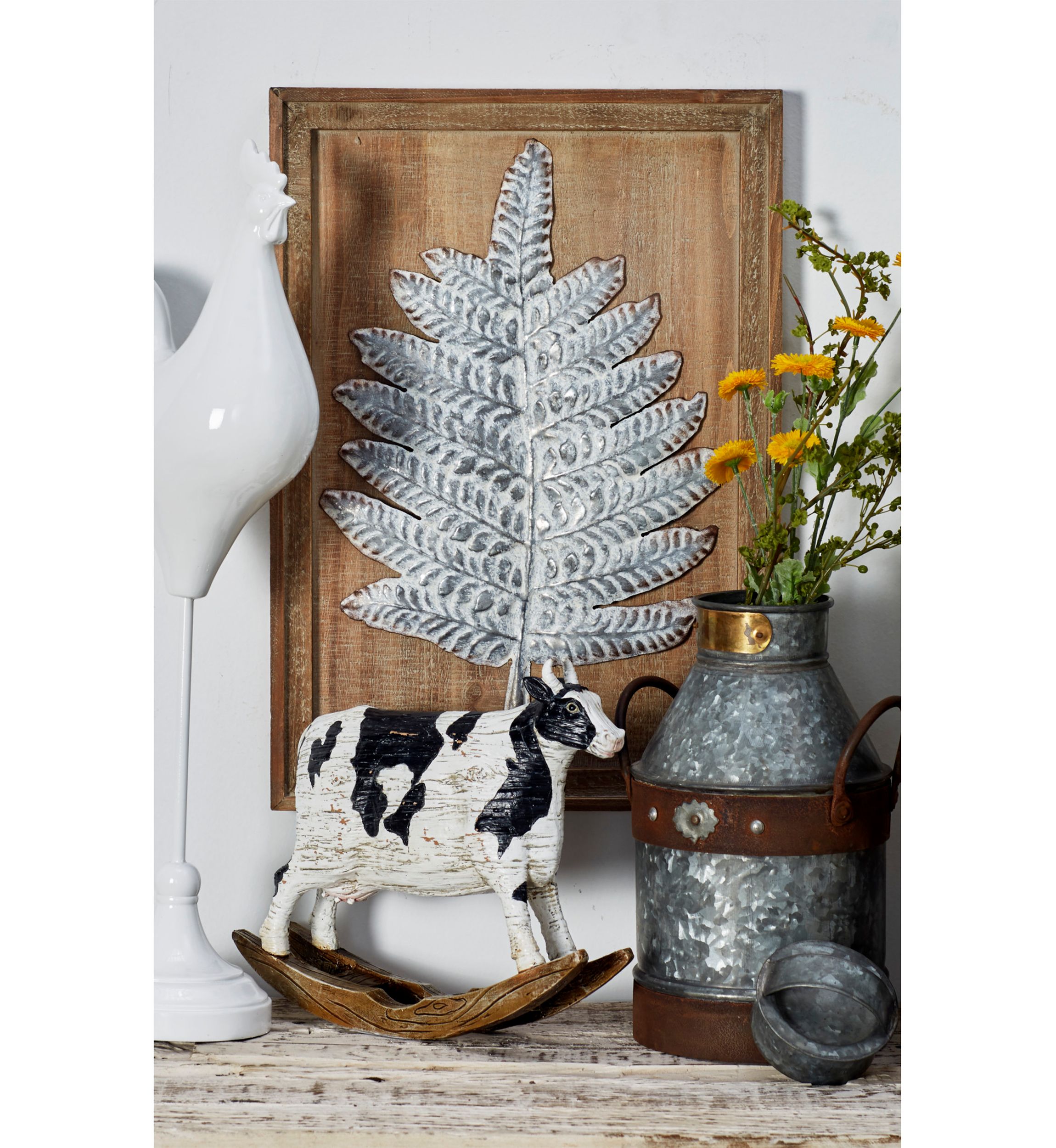 Contemporary Wood Wall Decor - Set of 2