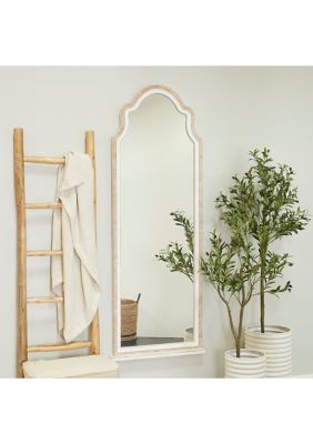 Country Cottage Wood Wall Mirror