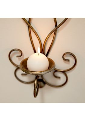 Traditional Metal Wall Sconce - Set of 2