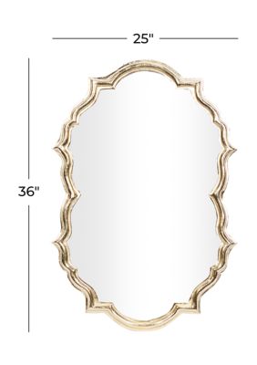 Contemporary Aluminum Metal Wall Mirror