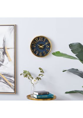 Coastal Aluminum Wall Clock