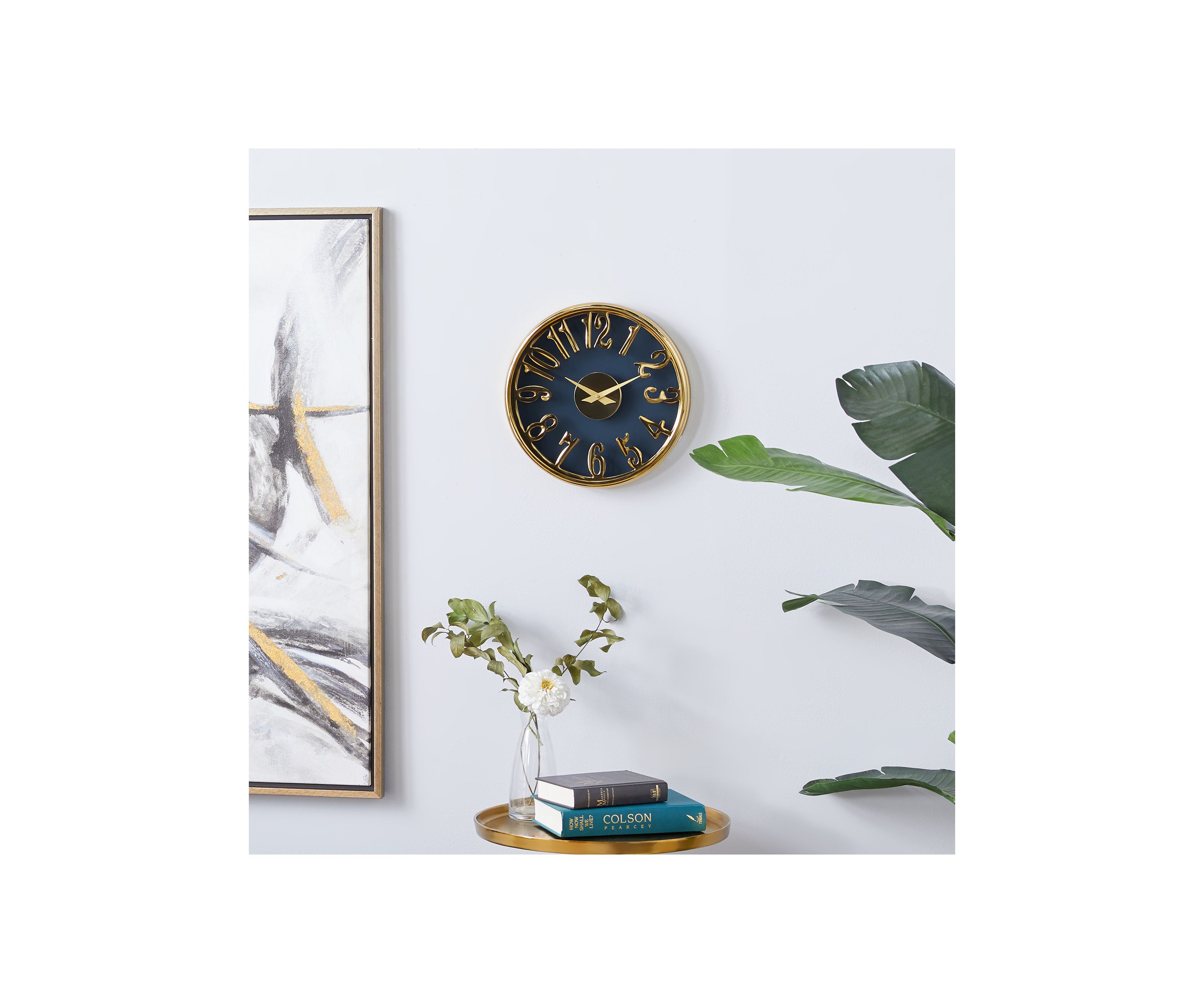 Coastal Aluminum Wall Clock
