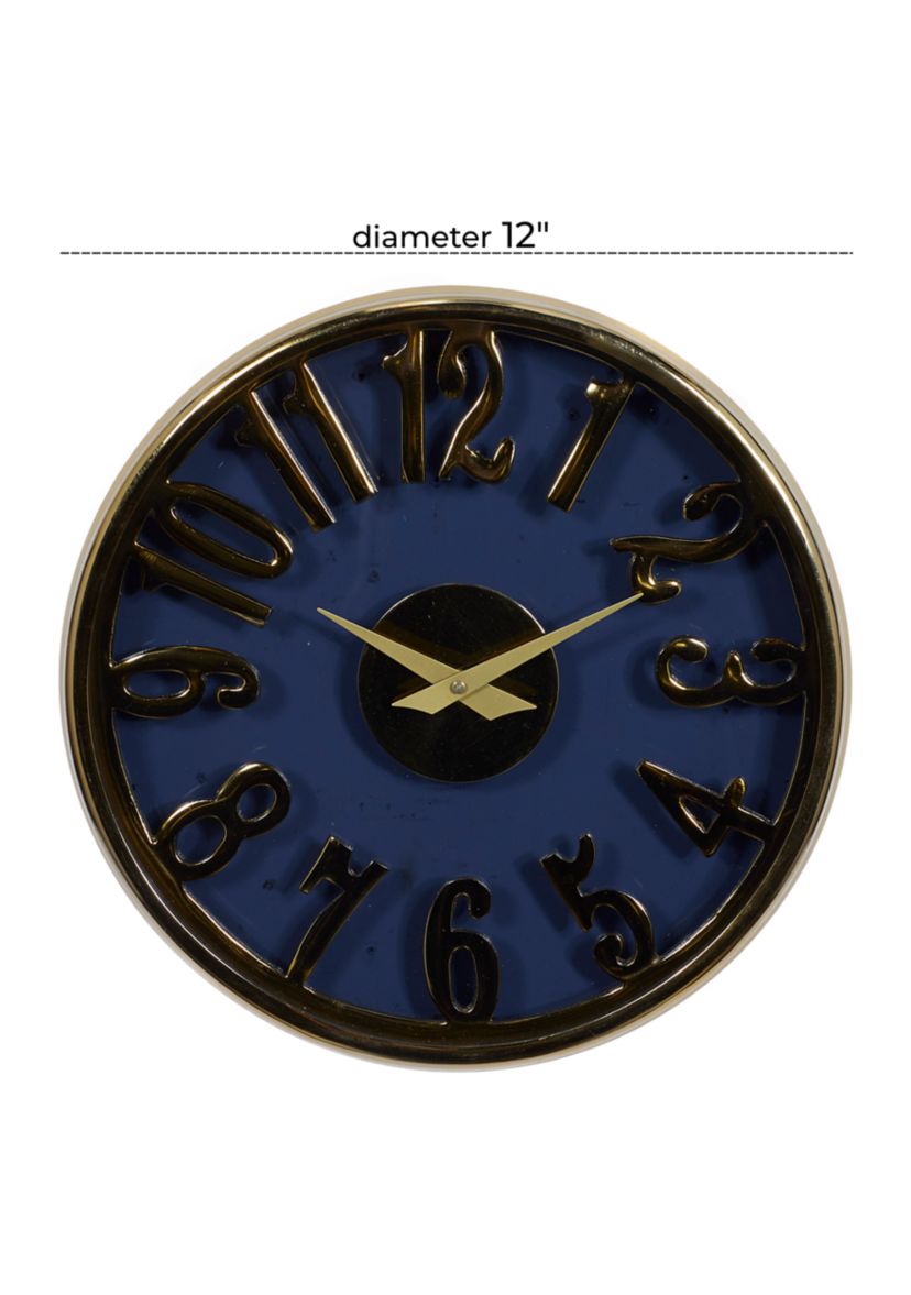 Coastal Aluminum Wall Clock