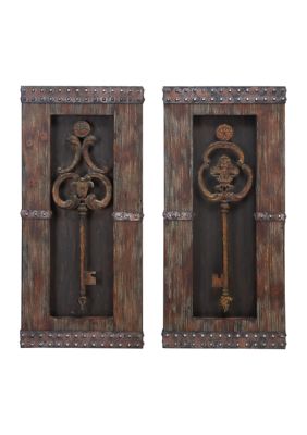 Monroe Lane Rustic Wood Wall Decor - Set of 2 | Belk