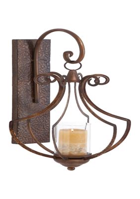 Rustic Metal Wall Sconce