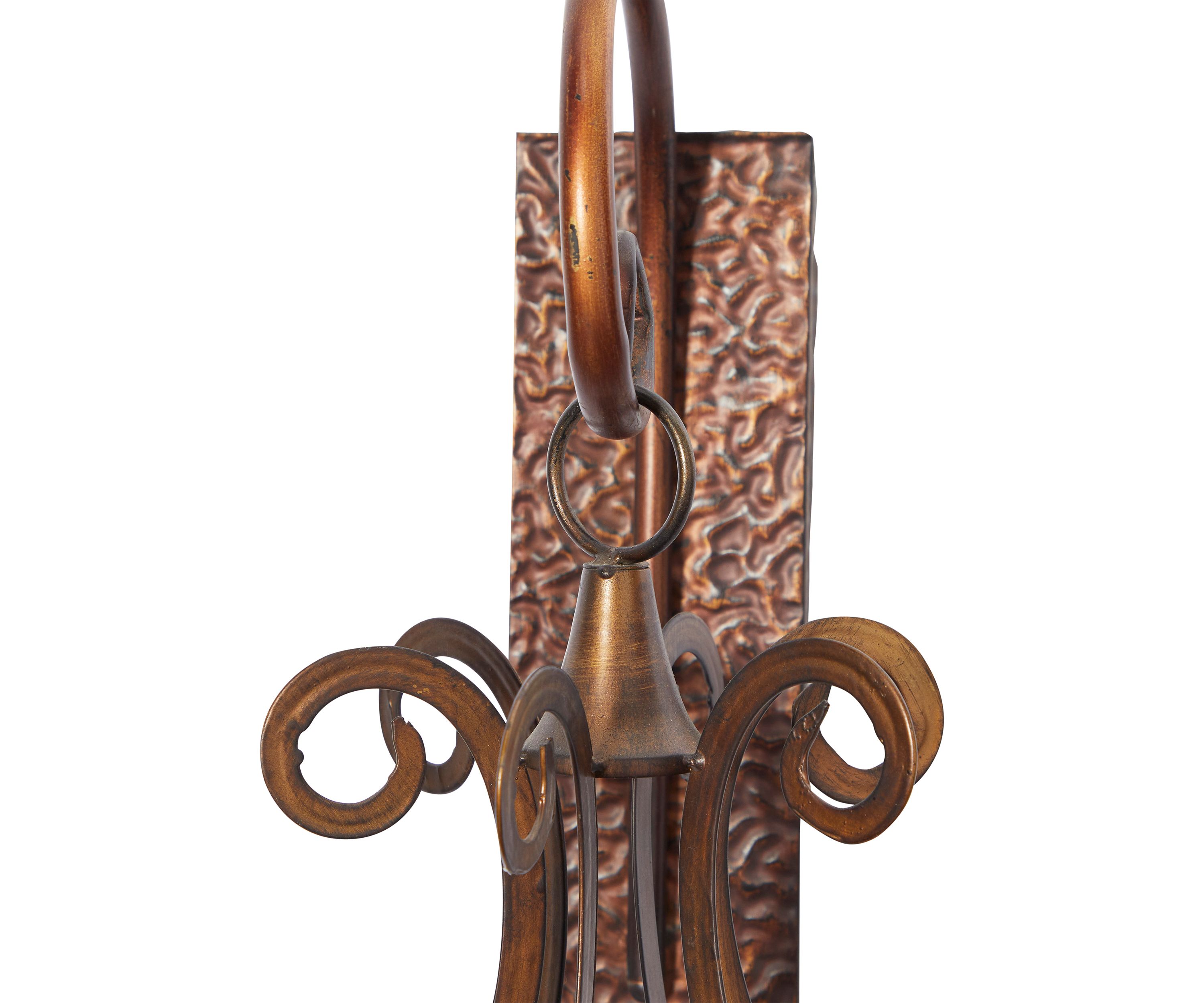 Rustic Metal Wall Sconce