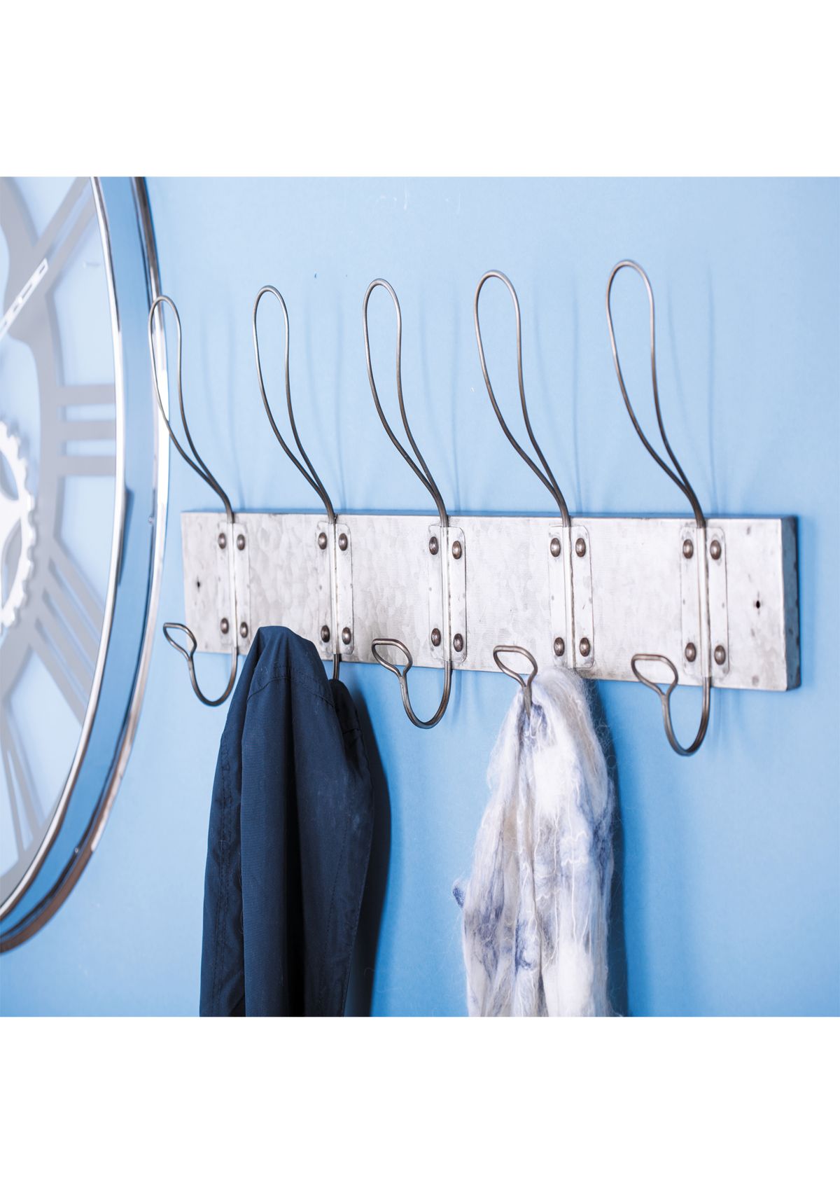 Iron Vintage Wall Hook Rack