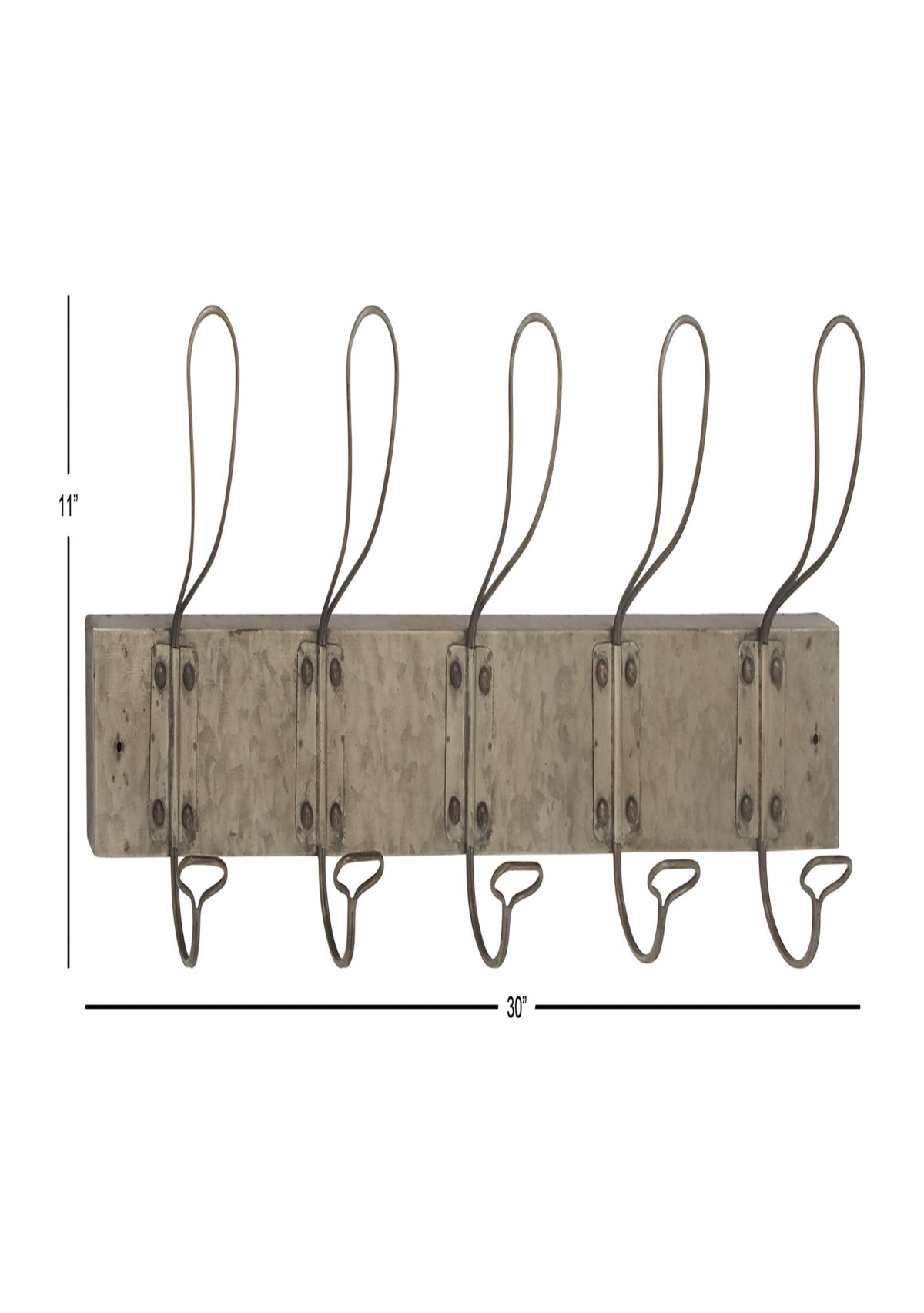 Iron Vintage Wall Hook Rack