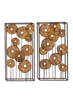 Monroe Lane Iron Contemporary Wall Décor - Set of 2 | belk
