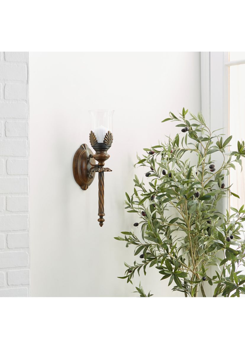 Traditional Glass Wall Sconce