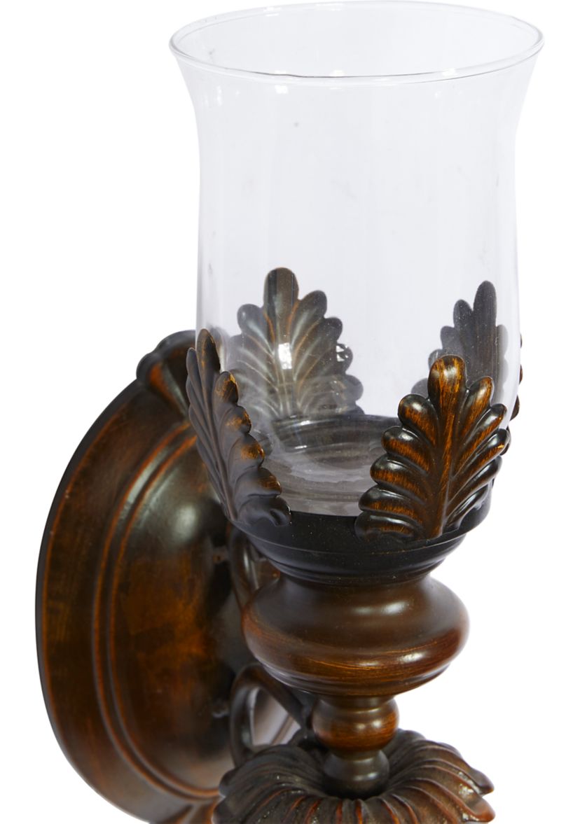 Traditional Glass Wall Sconce