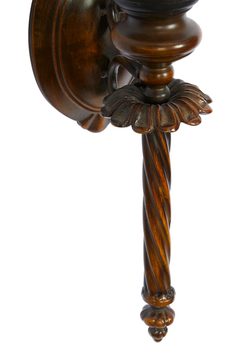 Traditional Glass Wall Sconce