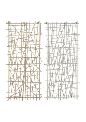 Modern Metal Wall Decor - Set of 2