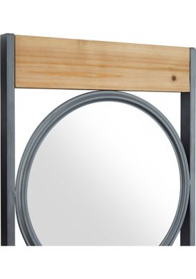 Industrial Metal Wall Mirror - Set of 3