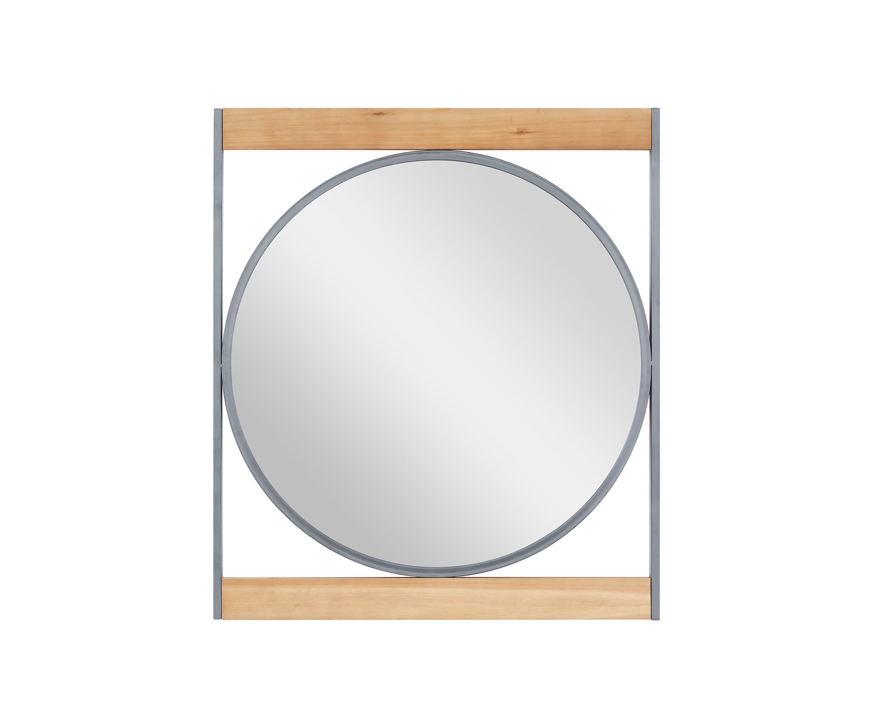 Industrial Metal Wall Mirror