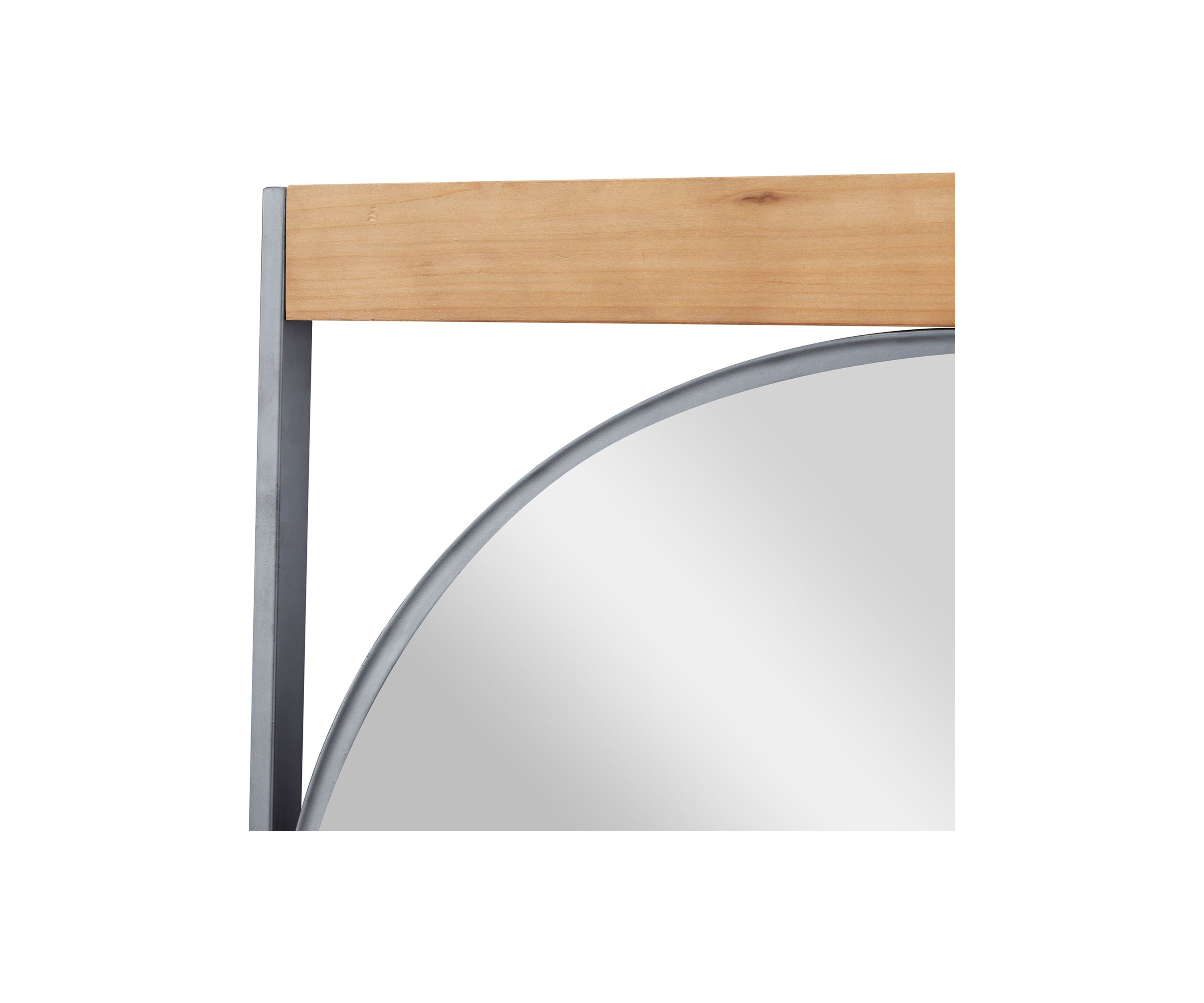 Industrial Metal Wall Mirror