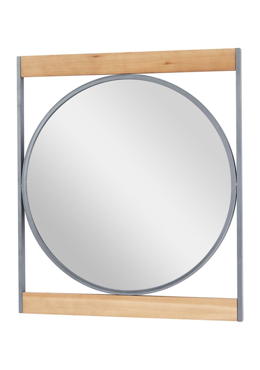 Industrial Metal Wall Mirror