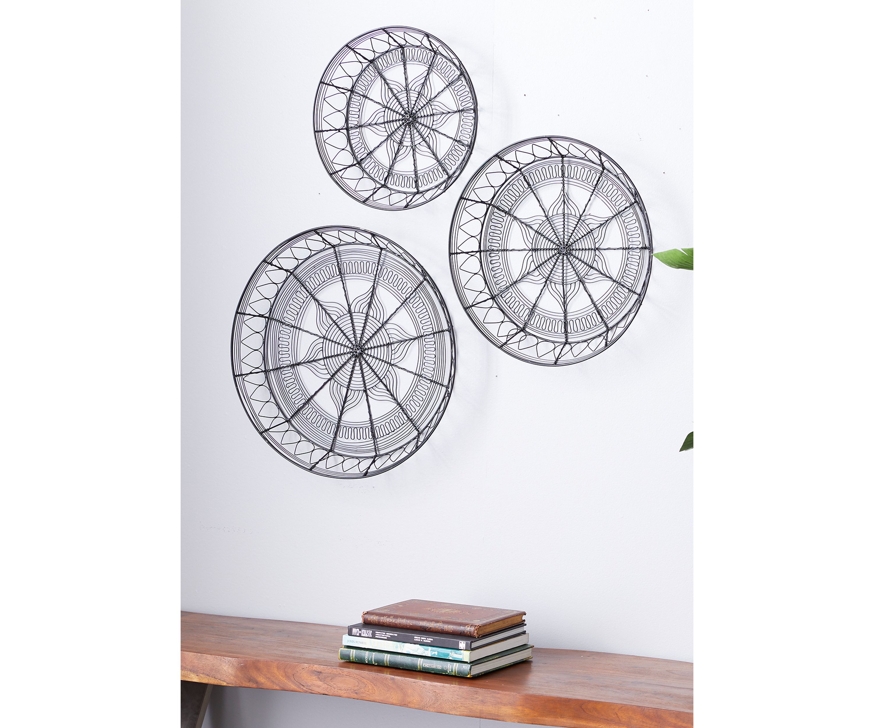 Eclectic Metal Wall Decor - Set of 3