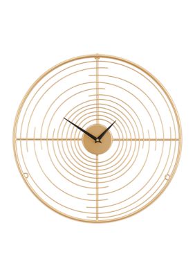 Contemporary Metal Wall Clock