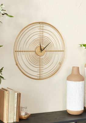 Contemporary Metal Wall Clock