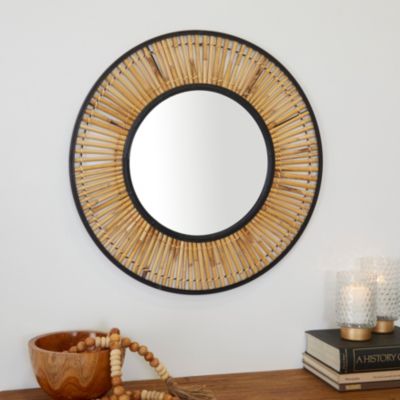 Natural Metal Wall Mirror