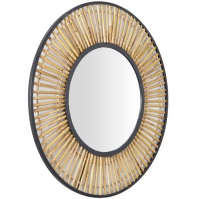 Natural Metal Wall Mirror