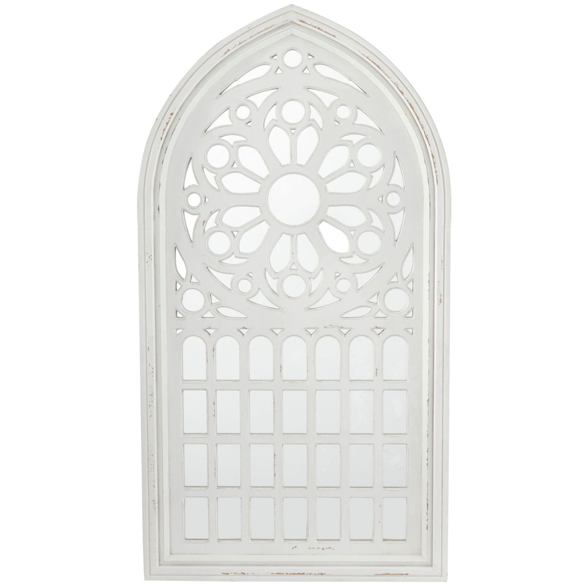 Vintage Wood Wall Mirror