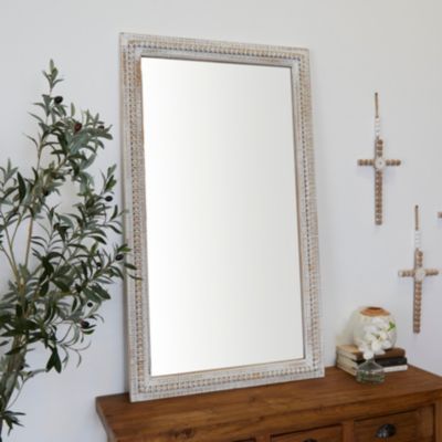 Modern Wood Wall Mirror