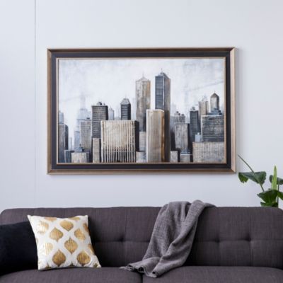 Contemporary Canvas Framed Wall Art