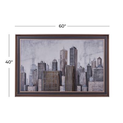 Contemporary Canvas Framed Wall Art