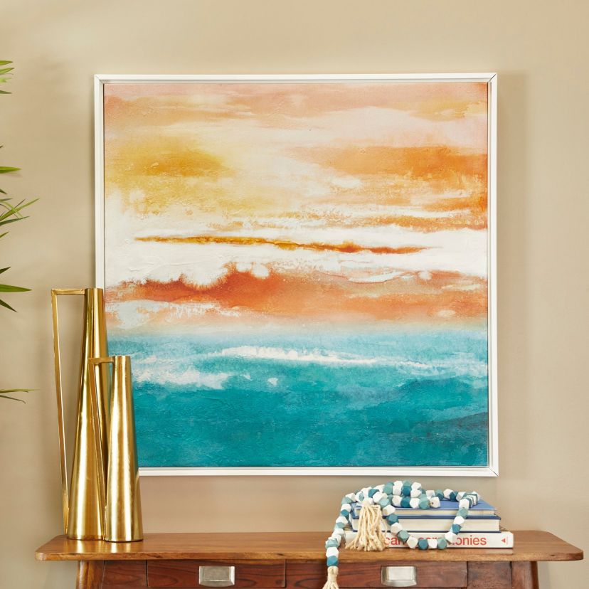 Coastal Canvas Framed Wall Art