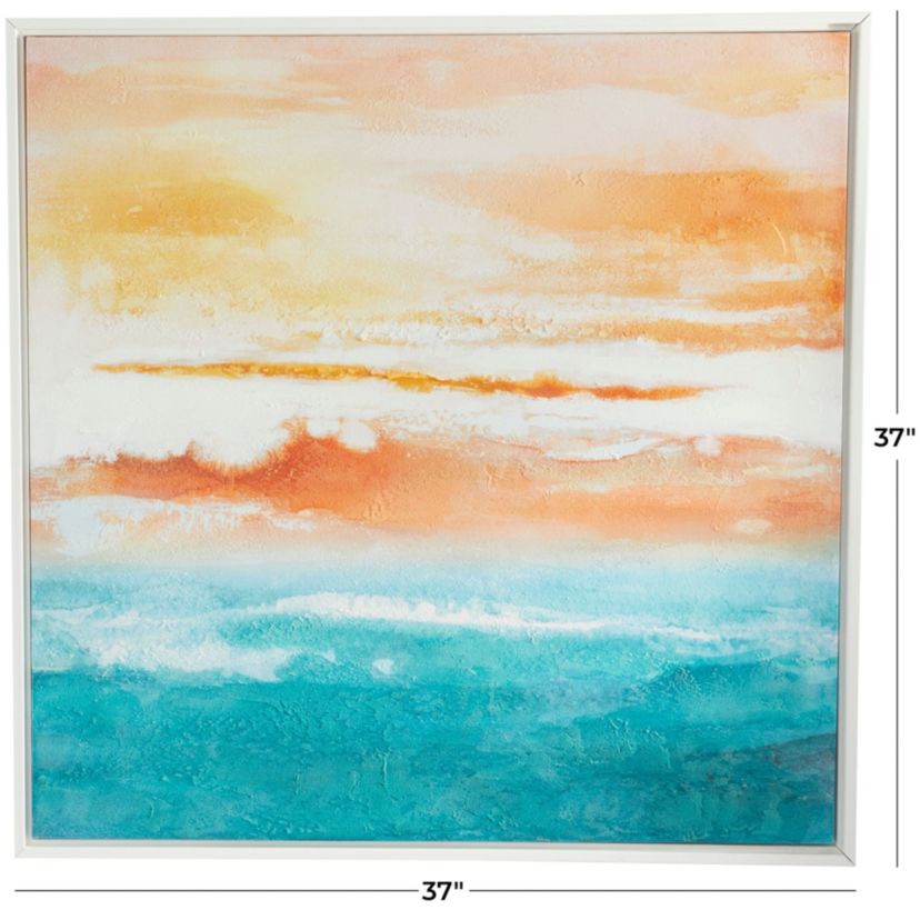 Coastal Canvas Framed Wall Art