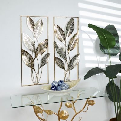 Modern Metal Wall Decor - Set of 2