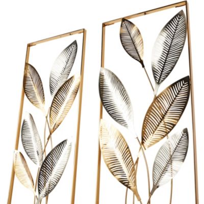 Modern Metal Wall Decor - Set of 2