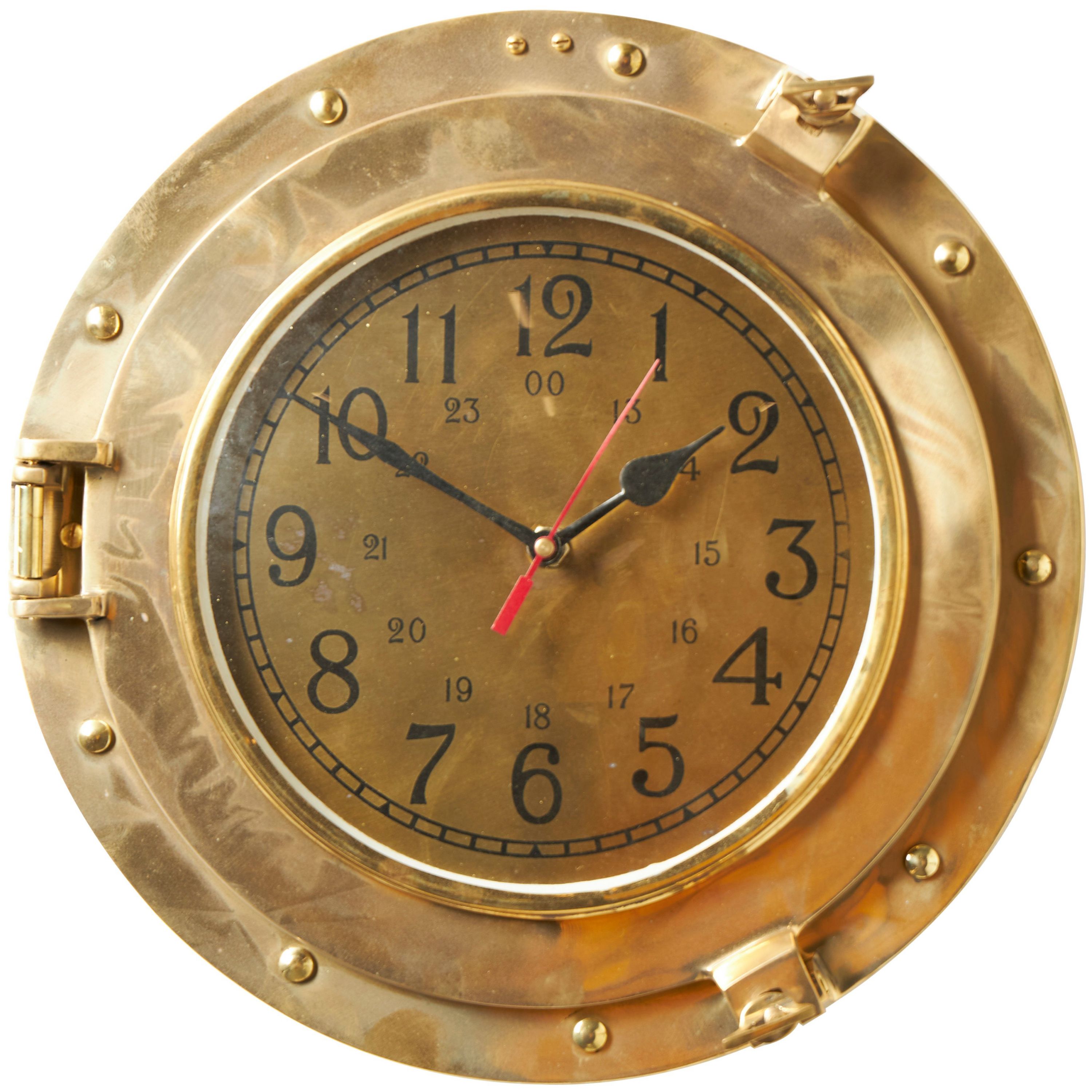 Nautical Metal Wall Clock