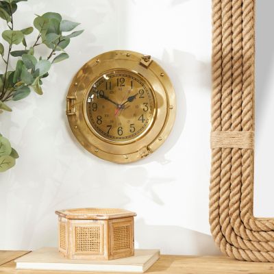 Nautical Metal Wall Clock