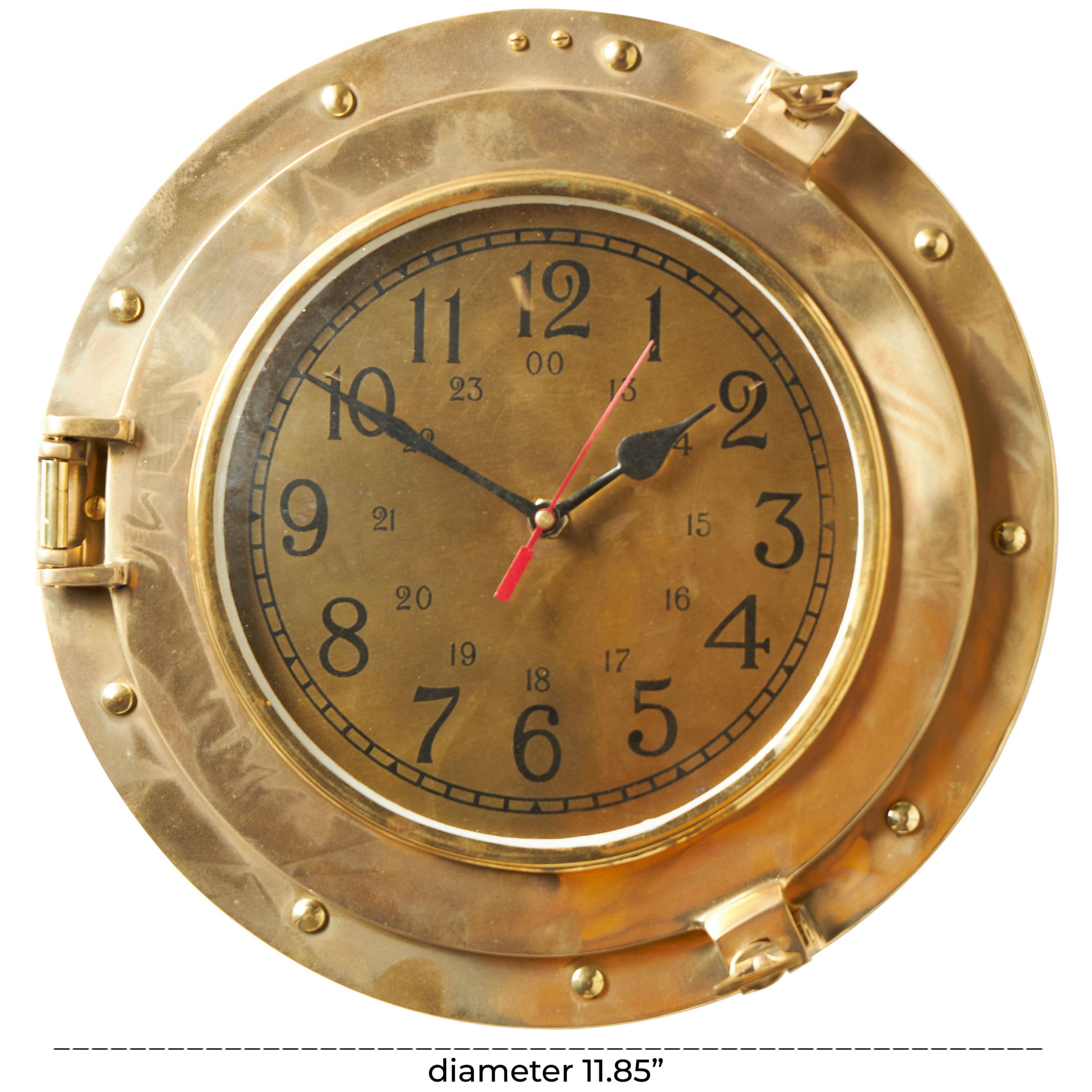 Nautical Metal Wall Clock