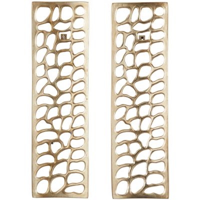 Modern Aluminum Wall Decor - Set of 2