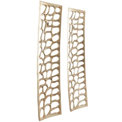 Modern Aluminum Wall Decor - Set of 2