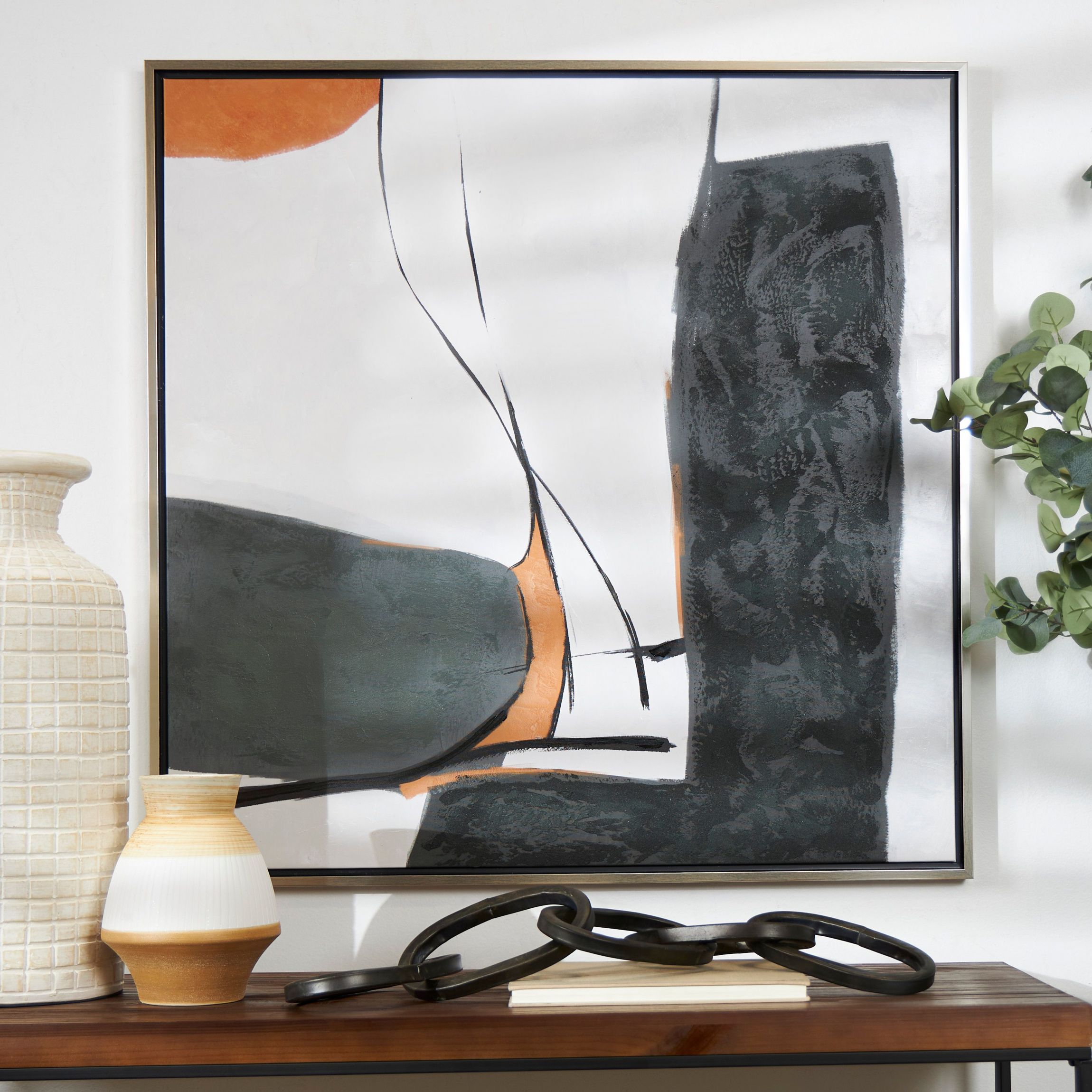 Contemporary Canvas Framed Wall Art