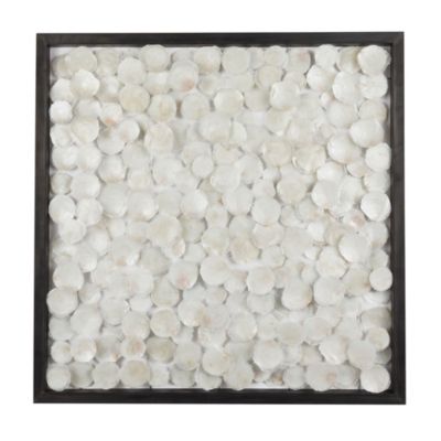 Contemporary Capiz Shell Framed Wall Art