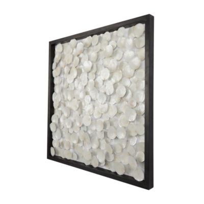 Contemporary Capiz Shell Framed Wall Art