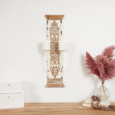 Traditional Wood Wall Sconce