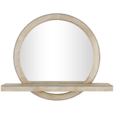 Modern Farmhouse Mango Wood Wall Mirror