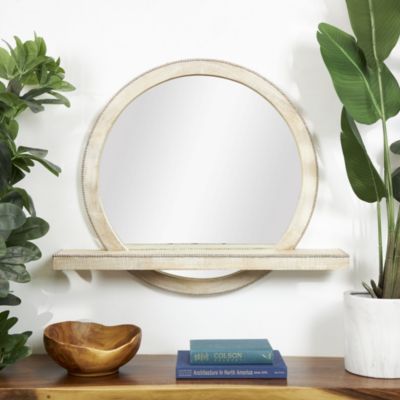 Modern Farmhouse Mango Wood Wall Mirror