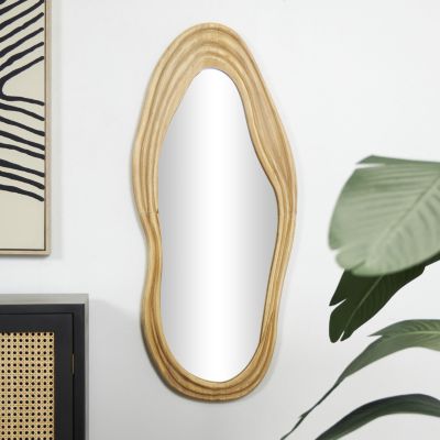 Bohemian Wood Wall Mirror