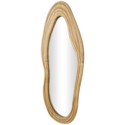 Bohemian Wood Wall Mirror