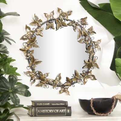 Contemporary Metal Wall Mirror