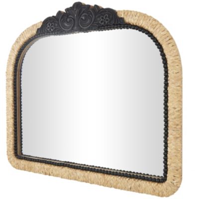 Bohemian Wooden Wall Mirror