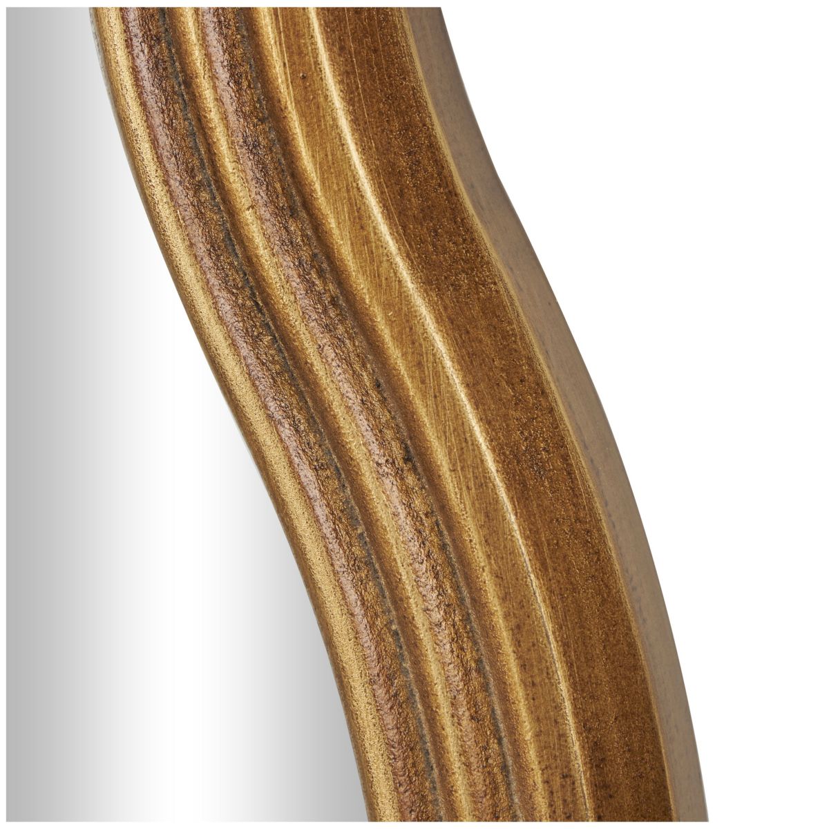 Contemporary Wooden Wall Mirror